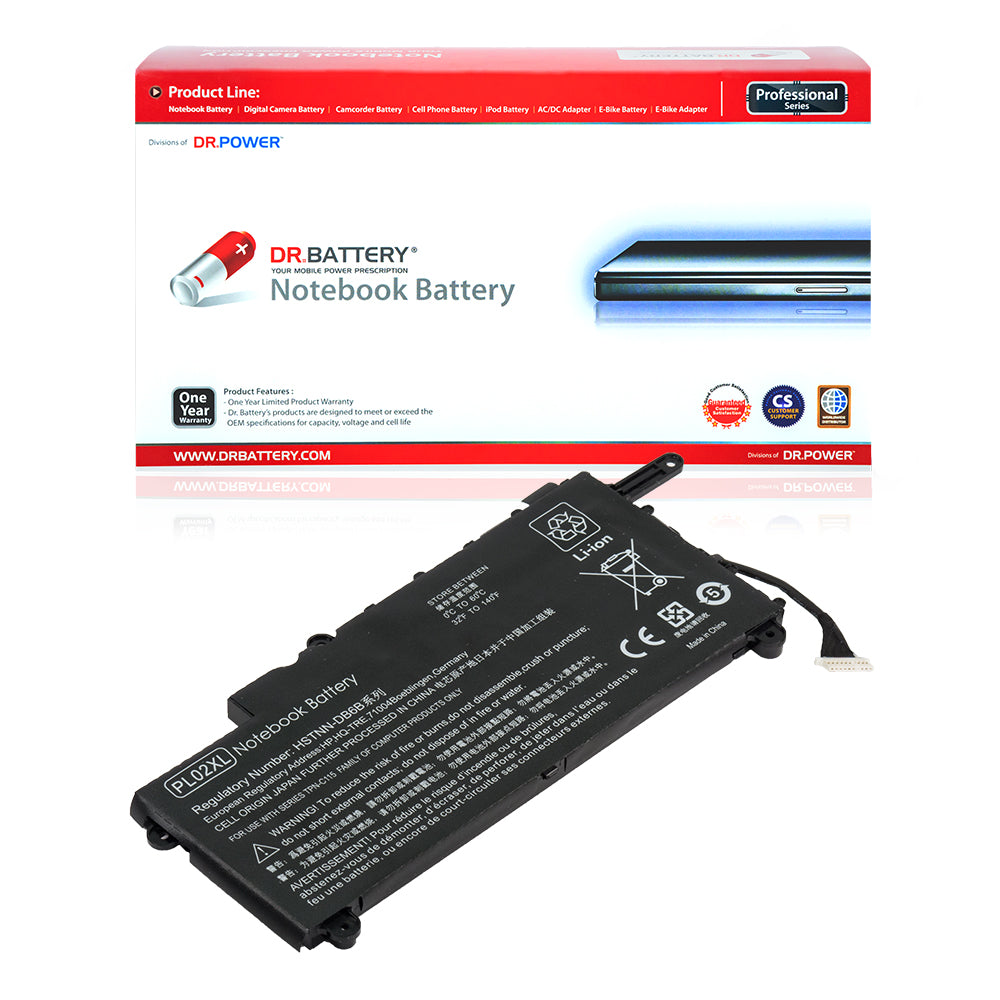 HP Pavilion 11-n010dx 11-n030ca 11-n038ca 11-n040ca 11-n001se 11-n041ca x360 Pavilion 11-N Series Laptop Battery PL02XL 751875-001 751681-421 HSTNN-LB6B 7177376-001 751681-231 751875-005 [7.6V] Compatible Battery