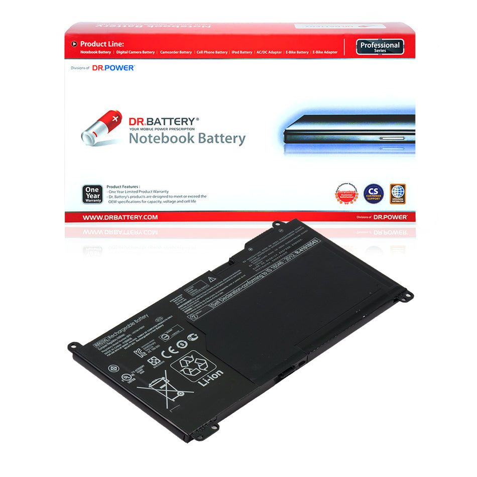 HP RR03XL HSTNN-PB6W ProBook 430 440 450 455 470 G4 mt20  851477-421 851477-541 851477-831 HSTNN-Q02C HSTNN-UB7C HSTNN-LB7I [11.4V / 40Wh] Laptop Battery Replacement