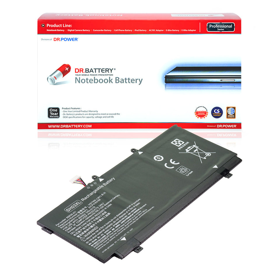 859026-421 Battery for HP Spectre x360 13-ac000 13-w000 13-ab000 13T-ab000 Series Laptop SH03XL 859356-855 HSTNN-LB7L TPN-Q178 [11.55V] Compatible Battery