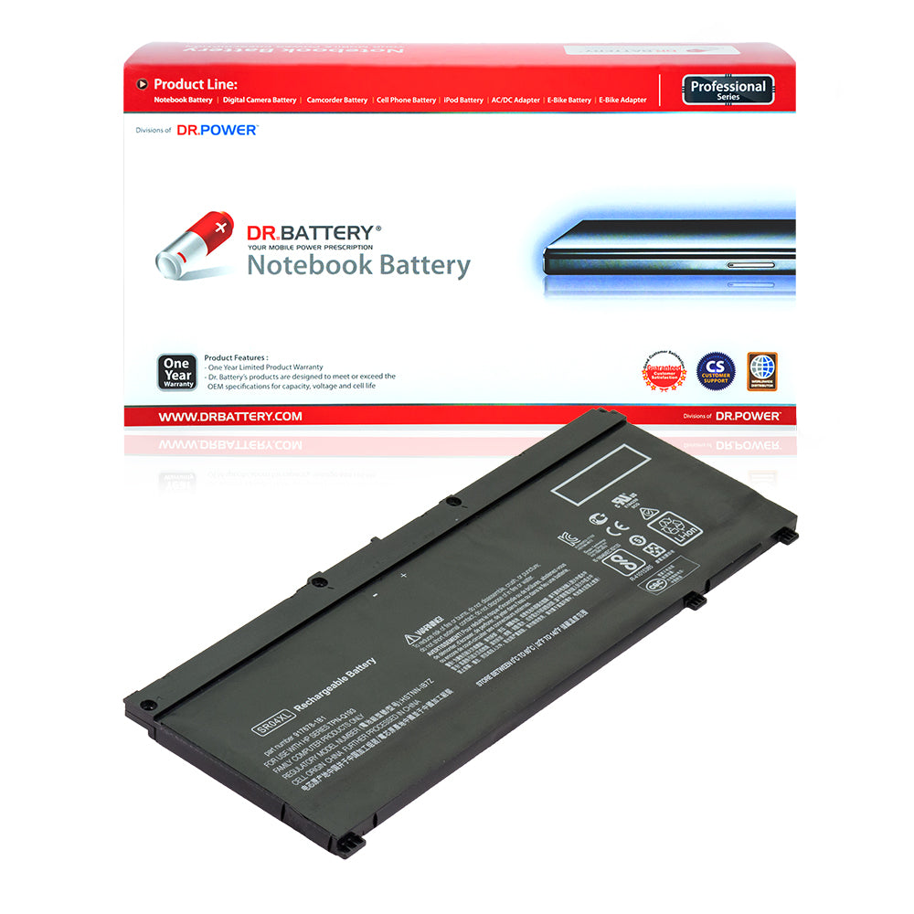HP Omen 15-ce011dx 15-ce015dx 15-ce020ca 15-ce051nr 15-ce008ca 15-CE 15T-CE 15-DC Series Laptop Battery SR04XL 917724-855 917678-1B1 917678-2B1 [15.4V] Compatible Battery