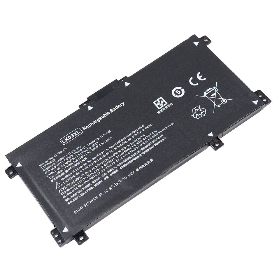 HP LK03XL Envy X360 15-BP 17-AE 17M-AE 17T-AE 17-BW 17M-BW 17-CE 17M-CE 17T-CE 17T-BW 15M-BP 15-BQ 15M-BQ 15M-CP Series 916814-855 L09281-855 HSTNN-UB7I [11.55V / 40Wh] Laptop Battery Replacement