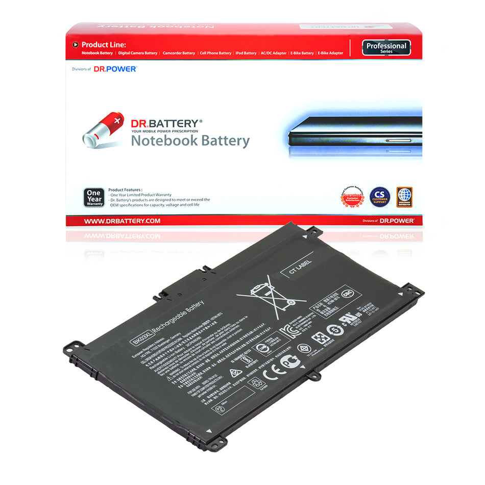 HP BK03XL Pavilion X360 14m-ba011dx 14-ba018ca 14m-ba013dx 14m-ba015dx 14m-ba114dx 916811-855 916366-421 916366-541 HSTNN-LB7S HSTNN-UB7G 916812-855[11.55V/3470mAh/41.7Wh] Laptop Battery Replacement