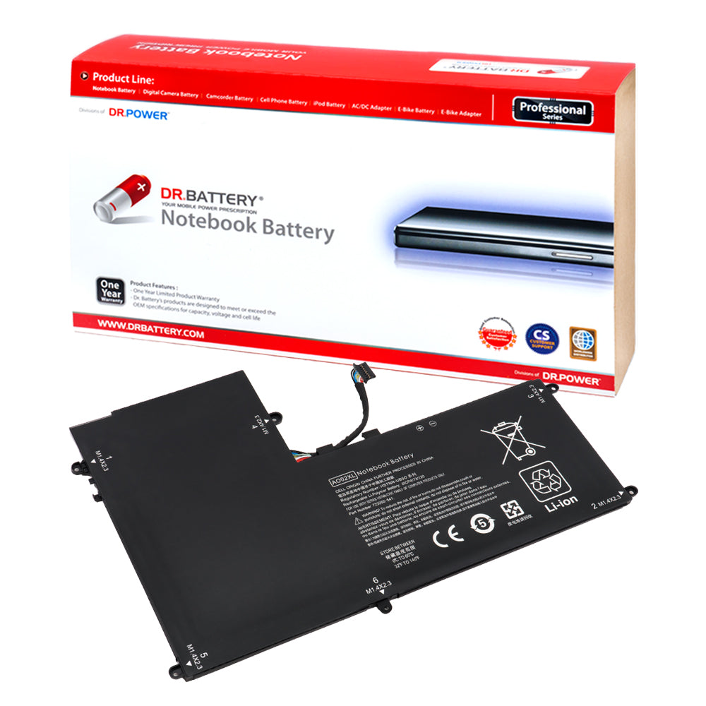 HP ElitePad 1000 G2 Series Latop Battery AO02XL HSTNN-C78C 728250-121 HSTNN-IB5O 728250-1C1 HSTNN-IB5Q 728250-421 HSTNN-LB5O 728558-005 [7.6V] Compatible Battery
