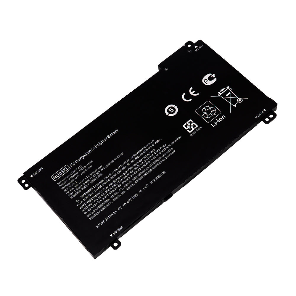 HP ProBook x360 11 G4 ProBook x360 11 G3 G4 G5 G6 Series Laptop Battery RU03XL L12791-855 L12717-541 HSTNN-LB8K 3ICP6/61/80 HSTNN-UB7P [11.4V] Compatible Battery
