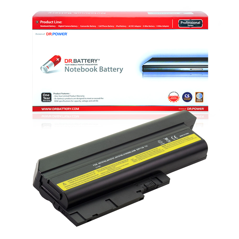 IBM 42T4504 40Y6799 92P1141 ThinkPad T60 T60p T61 T61p R61i R61e R61 R60 R500 T500 W500 SL500 SL400 SL300 92P1139 92P1142 92P1137 43R9250 42T5246 42T4620 42T4511 Laptop Battery Replacement