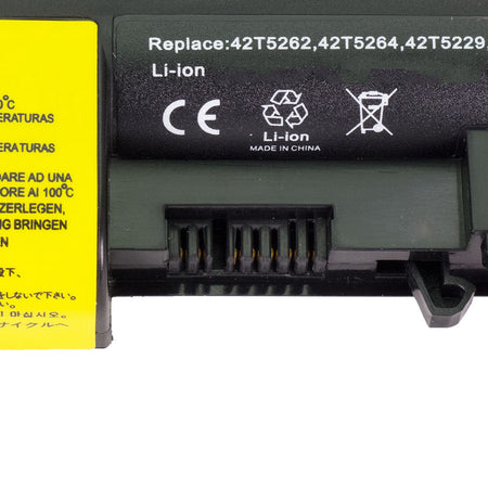 41U3198 Battery for IBM ThinkPad T61 Series IBM ThinkPad T400 Series IBM ThinkPad R61 R61i Series Laptop 42T5264 42T5265 42T4547 42T4677 42T5225 42T5227 42T5262 42T4531 [10.8V] Compatible Battery