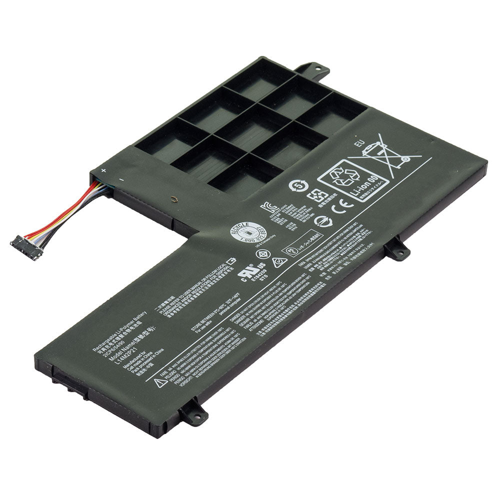 Lenovo Yoga 500-14ACL 14IBD 14ISK 14IHW 15IBD 15ISK 15IHW Series Laptop Battery L14L2P21 L14M2P21 [7.4V] Compatible Battery