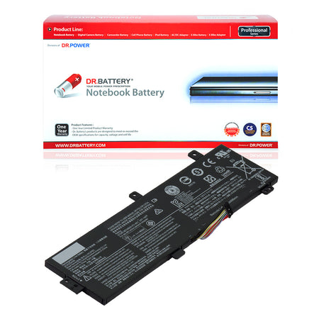 Compatible laptop battery for Lenovo IdeaPad 510-15ISK 80SR 80SR0087MH 80SR00FCMH with DrBattery packaging