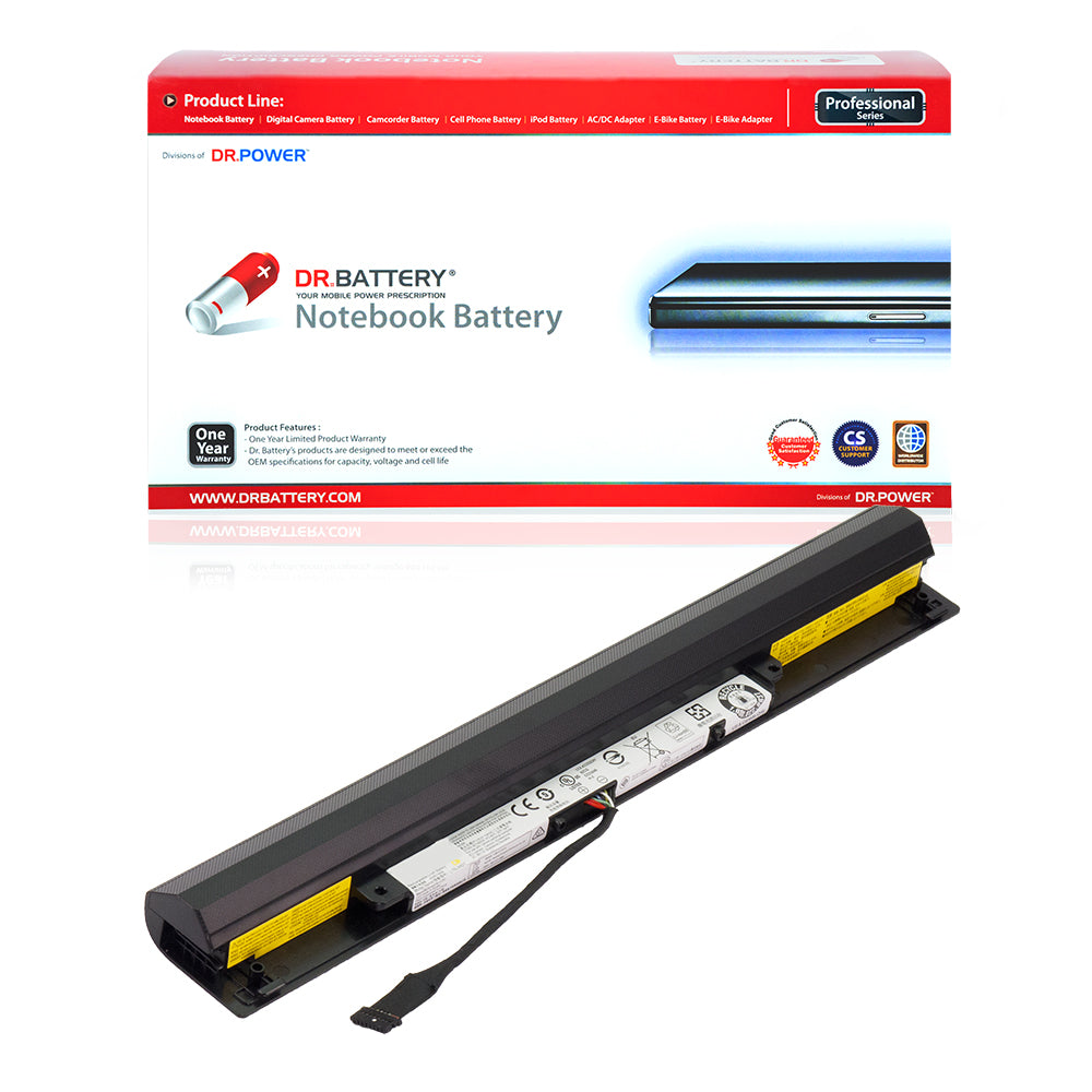 L15L4E01 Battery for Lenovo Ideapad 100-14IBD 100-15IBD 110-15ISK 110-17ACL 110-17IKB 300-15ABM Ideapad 300-15IBR 300-15IBY 300-15IBR 300-15IBY 300-15IBY 300-15ISK 300-17ISK Seires Laptop L15S4A01 L15L4A01 L15M4A01 41NR19/65 [14.4V] Compatible Battery
