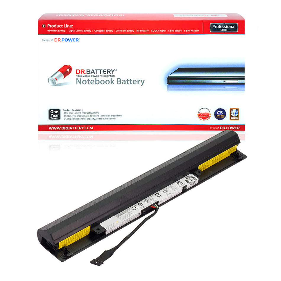 L15L4E01 Battery for Lenovo Ideapad 100-14IBD 100-15IBD 110-15ISK 110-17ACL 110-17IKB 300-15ABM Ideapad 300-15IBR 300-15IBY 300-15IBR 300-15IBY 300-15IBY 300-15ISK 300-17ISK Seires Laptop L15S4A01 L15L4A01 L15M4A01 41NR19/65 [14.4V] Compatible Battery