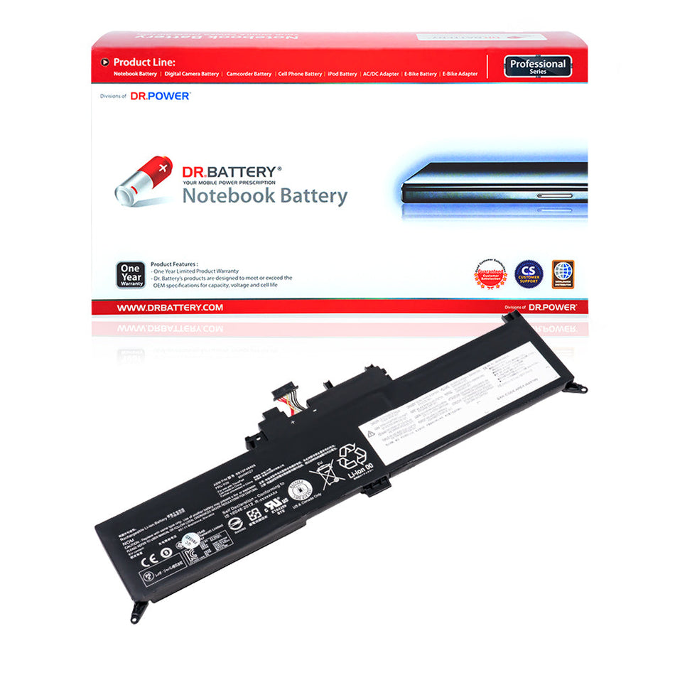 Lenovo ThinkPad Yoga 260 20FD 20FE 20GS 20GT Series Laptop Battery 01AV433 00HW027 SB10K97590 SB10F46465 SB10F46464 00HW026 01AV434 01AV432 [14.8V/15.2V] Compatible Battery