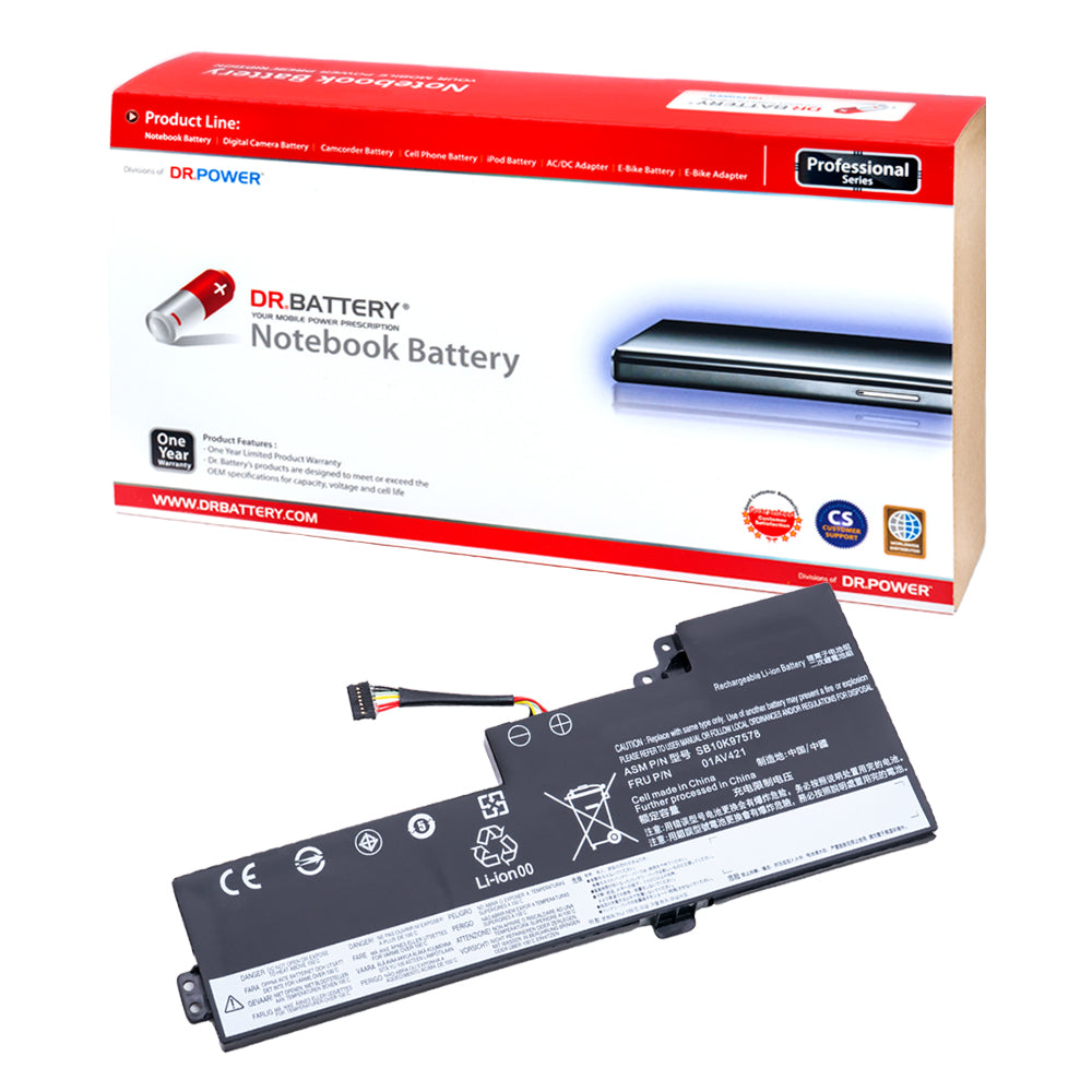 Lenovo 01AV419 01AV420 01AV421 01AV489 ThinkPad T470 A475 T480 A485 TP25 Series SB10K97578 SB10K97576 SB10K97577 [11.4V / 23Wh] Laptop Battery Replacement
