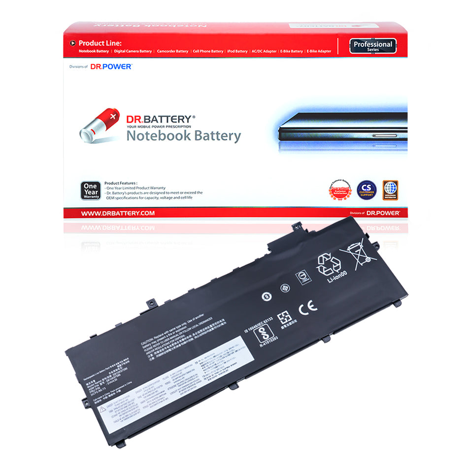 Lenovo 01AV429 SB10K97586 ThinkPad X1 Carbon 5th Gen 2017 6th Gen 2018 Series 01AV430 01AV431 01AV494 SB10K97588 SB10K97586 SB10K97587 [11.58V / 57Wh] Laptop Battery Replacement