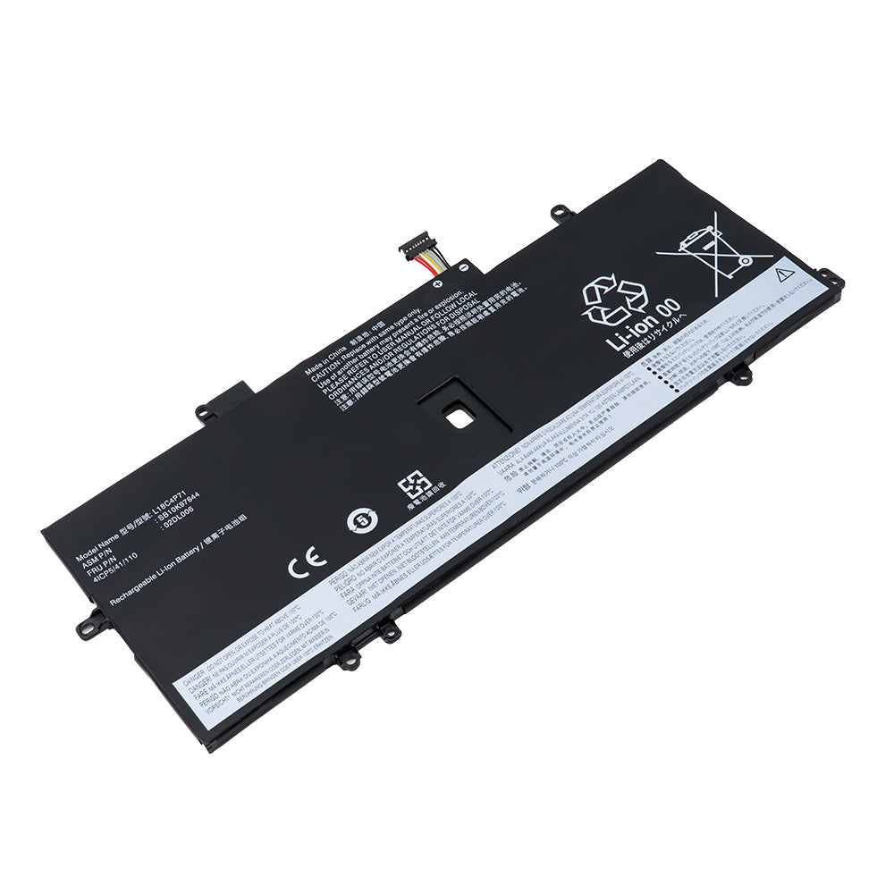 Premium L18C4P71 L18L4P71 L18M4P72 Battery For Lenovo ThinkPad X1 Carbon 7th 8th Gen & X1 Yoga 4th 5th Gen - 51Wh 15.36V