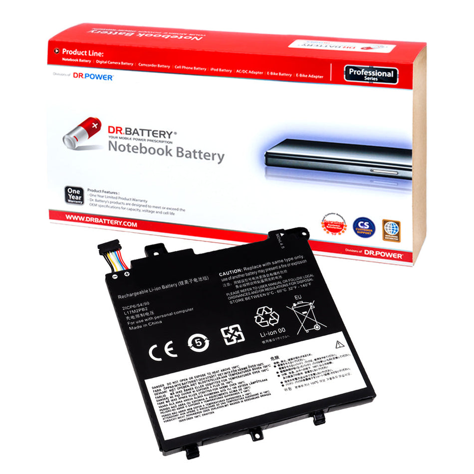 L17M2PB1 Battery for Lenovo V330-14ARR Series Lenovo V330-14IKB Series Laptop L17C2PB2 5B10P54003 L17M2PB2 L17C2PB1 L17L2PB1 L17L2PB2 [7.6V/7.7V] Compatible Battery