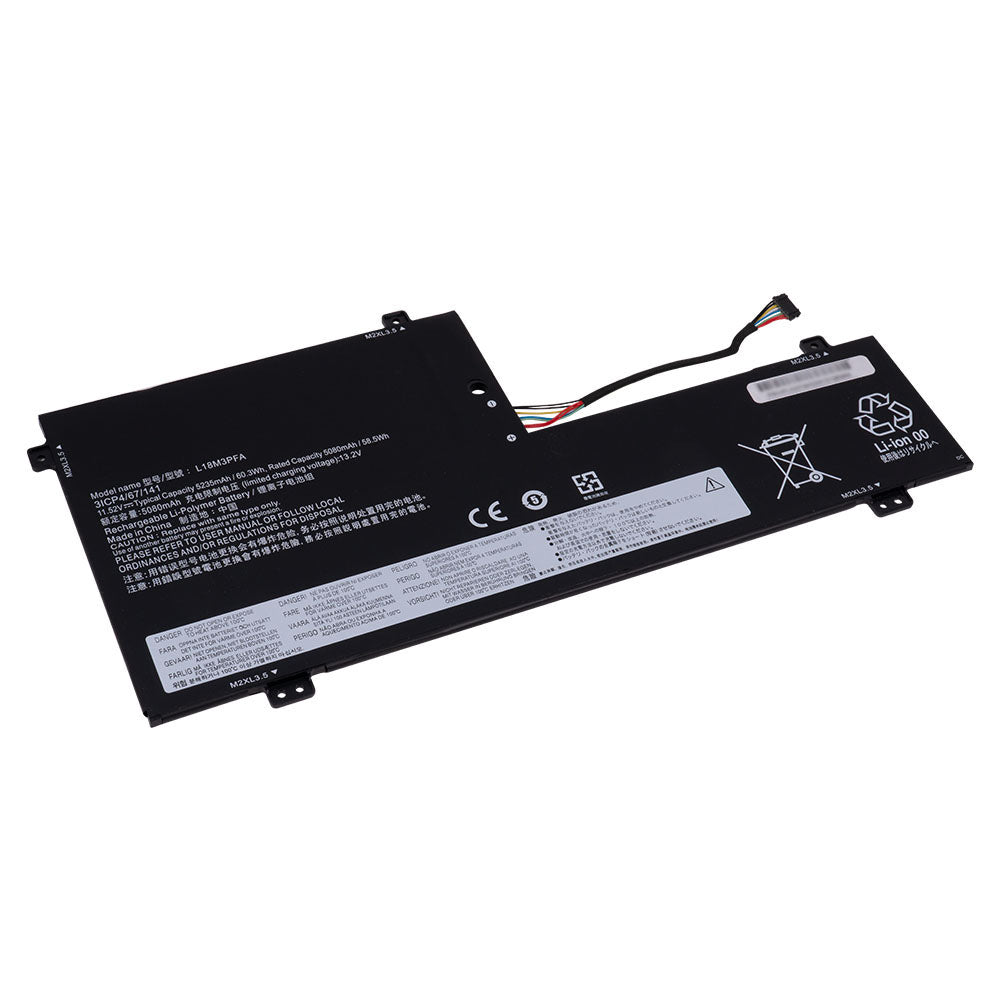 L18M3PFA Battery for Lenovo Yoga C740-15IML 81TD0007US 81TD0053TW 81TD001VHH 81TD0005US Series Laptop L18D3PF2 5B10T83739 5B10T83740 5B10W67258 3ICP4/67/141 [11.52V] Compatible Battery