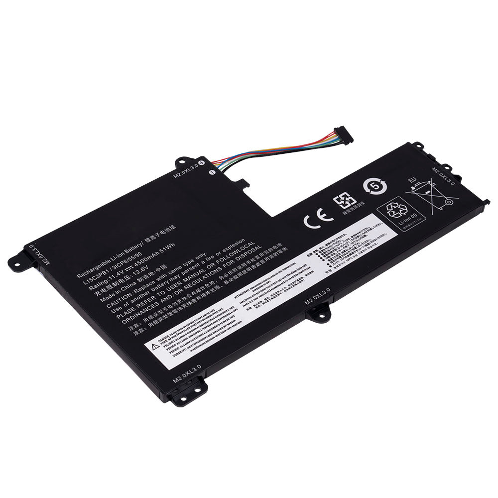 L15M3PB0 L15M2PB1 Battery for Lenovo IdeaPad 320S-14IKB 15ABR 15AST 15IKB 15ISK Series Lenovo IdeaPad 330S-14IKB 14AST 15ARR 15IKB 15AST 15IKB Series Laptop L15C3PB1 L15C2PB1 L15L3PB0 L15L2PB1 L14M2P21 L14L2P21 [3600mAh / 41Wh / 11.25V] Compatible Battery