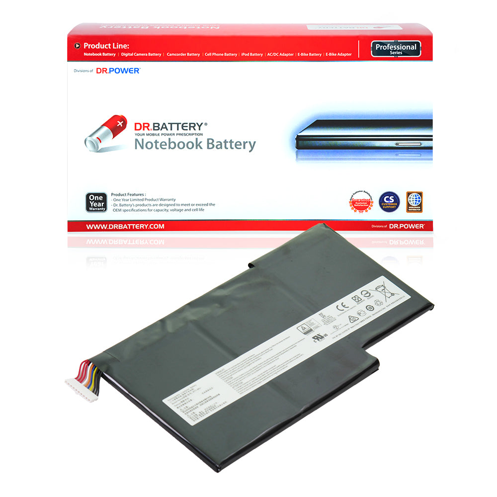MSI GS73 GS73VR Stealth Pro Series Laptop Battery BTY-M6J BTYM6J [11.1V/11.4V] Compatible Battery