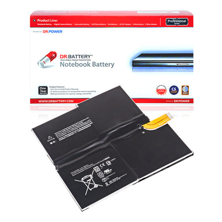 G3HTA009H Battery for Microsoft Surface Pro 3 1631 1657 Series Surface Book G3HTA005H 1577-9700 MS011301-PLP22T02 [7.6V] Compatible Battery