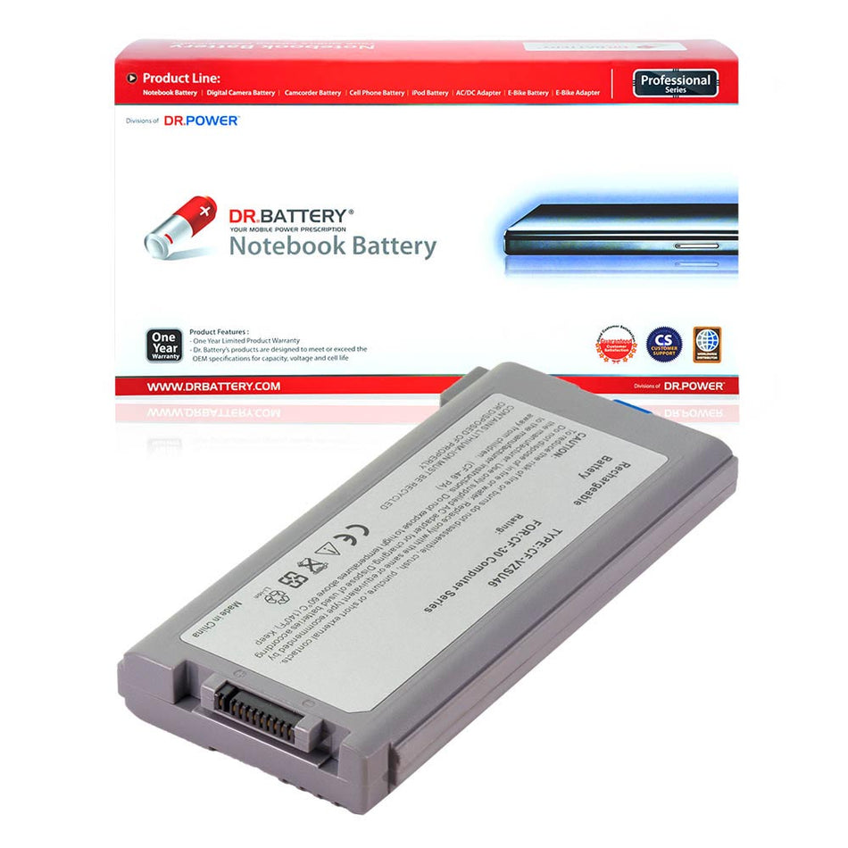 CF-VZSU46 CF-VZSU46U Battery for Panasonic ToughBook CF-30 CF-31 CF-53 Series Laptop Battery CF-VZSU71U CF-VZSU72U CF-VZSU46AU CF-VZSU46S [10.65V/11.1V] Compatible Battery