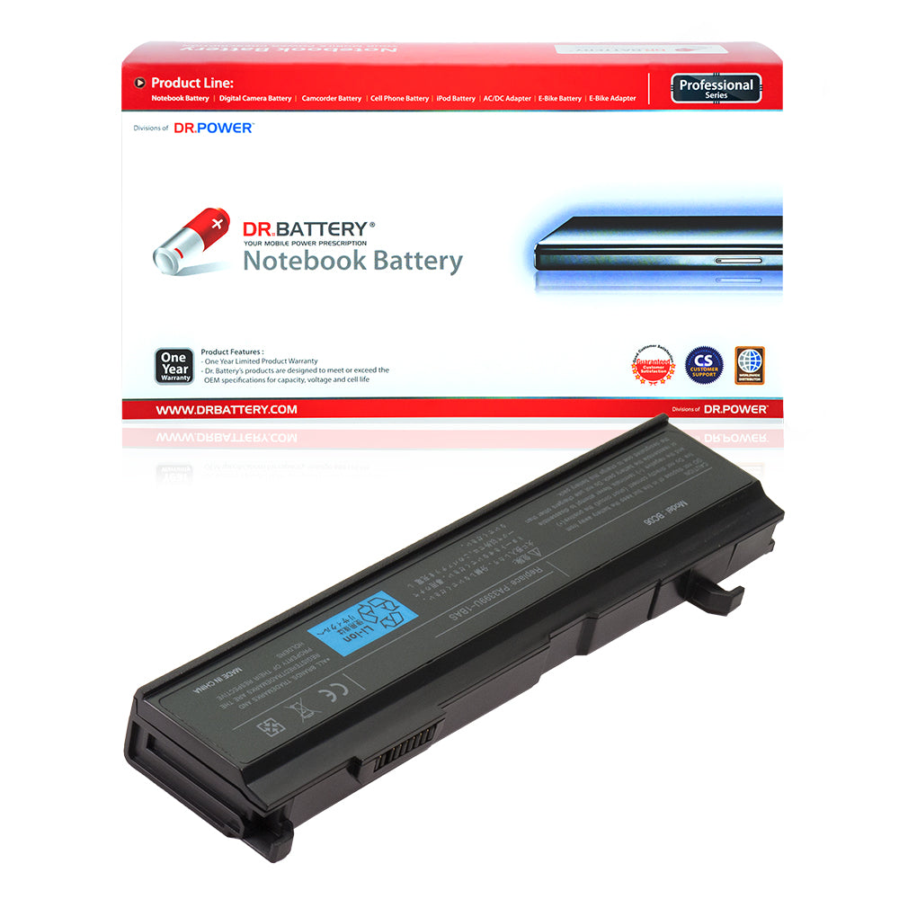 Toshiba Satellite M40 M45 M50 M55 M100 M105 M110 M115 Series Laptop Battery PA3399U-2BAS PA3399U-1BAS PA3478U-1BAS PA3478U-1BRS PA3400U-1BRS PABAS057 [4400mAh / 48Wh / 10.8V] Compatible Batter