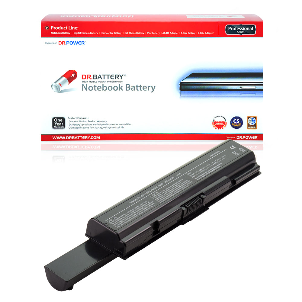 Toshiba Satellite L455 L500 L505 L550 L555 L555D L550D L450 Series Laptop Battery PA3534U-1BRS PA3534U-1BAS PA3533U-1BRS PA3535U-1BRS [10.8V] Compatible Battery