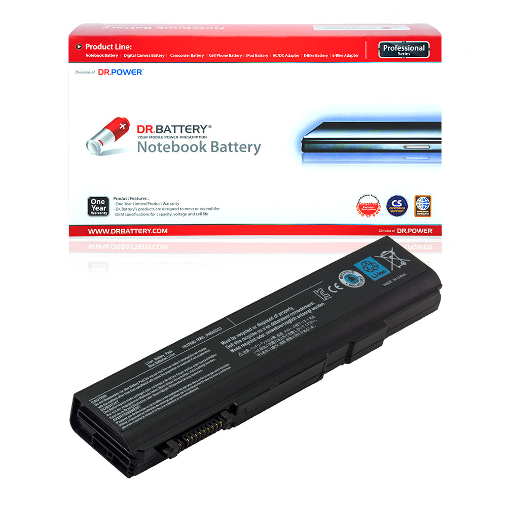PA3786U-1BRS Battery for Toshiba Satellite Pro S500 S750 Tecra A11 M11 S11 Series Laptop PA3788U-1BRS PA3787U-1BRS PABAS223 PABAS222 [10.8V] Compatible Battery