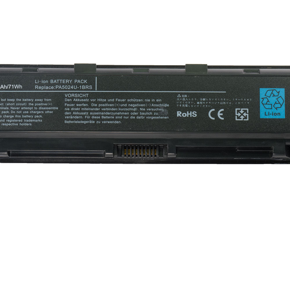 Toshiba Satellite C850 P855 C870 P875 P845T S855 C840D L850D S855D L875D Satellite Pro C800 Series Laptop Battery PA5024U-1BRS PA5026U-1BRS PA5120U-1BRS PA5121U-1BRS PA5024U-1BRS PA5026U-1BRS PABAS262 PA5023U-1BRS PA5025U-1BRS [10.8V] Compatible Battery