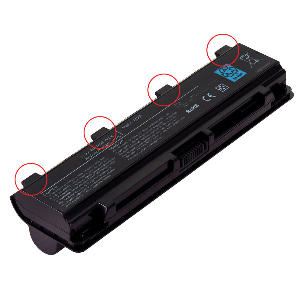 PABAS260 PABAS274 Battery for Toshiba Tecra W50 A50-A Satellite C50-A C55-A C75-A C800 C840 C850 C870 L70 L75 L800 L830 L840 L850 L870 M800 M840 P800 P840 P850 P870 S855 Series Laptop PA5024U-1BRS PA5120U-1BRS [10.8V] Compatible Battery