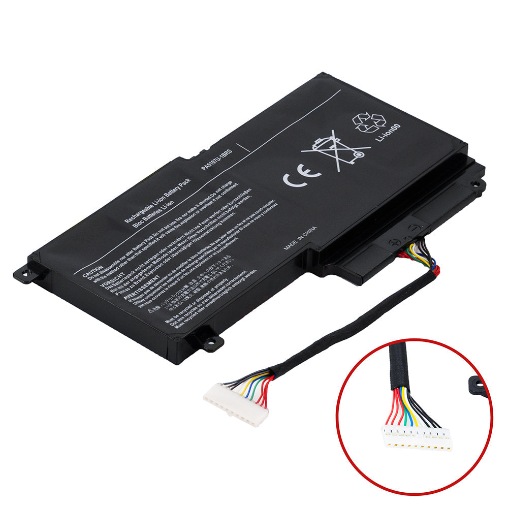 Toshiba Satellite P55 P55-A P55-B P55-C P55T-A P55T-B P55T-C P50 P50T P50T-A Series Laptop Battery PA5107U-1BRS PA5107U-1BAS [14.4V/14.8V] Compatible Battery