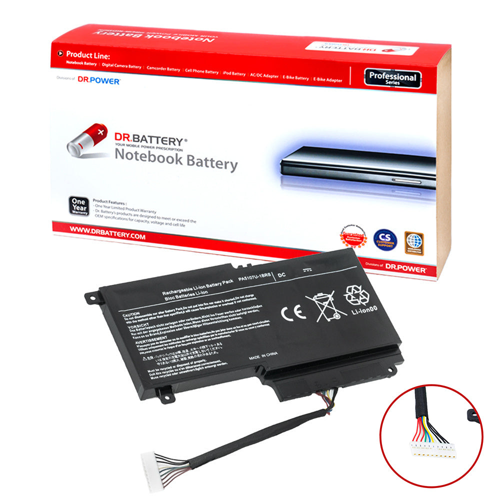 Toshiba Satellite S50 S50-A S55 S55-A S55D S55T S55T-A Series Laptop Battery PA5107U-1BRS PA5107U-1BAS [14.4V/14.8V] Compatible Battery