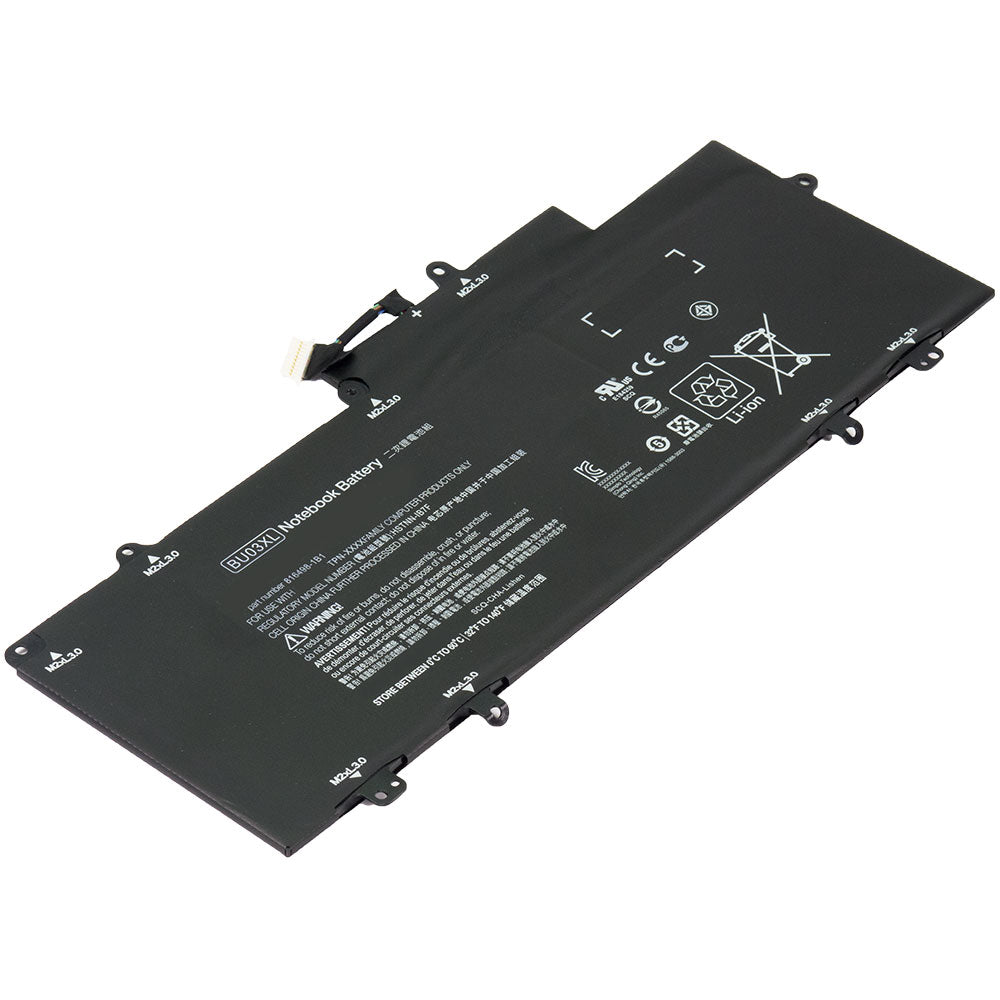 HSTNN-IB7F Battery for HP Chromebook 14 G4 Series HP Chromebook 14-ak050nr 14-ak040nr 14-ak020nr 14-ak041dx 14-ak010nr 14-ak060nr 14-ak013dx 14-ak000 Series Laptop BU03XL 816609-005 TPN-Q167 816498-1B1 BU03037XL [11.1V/11.4V] Compatible Battery