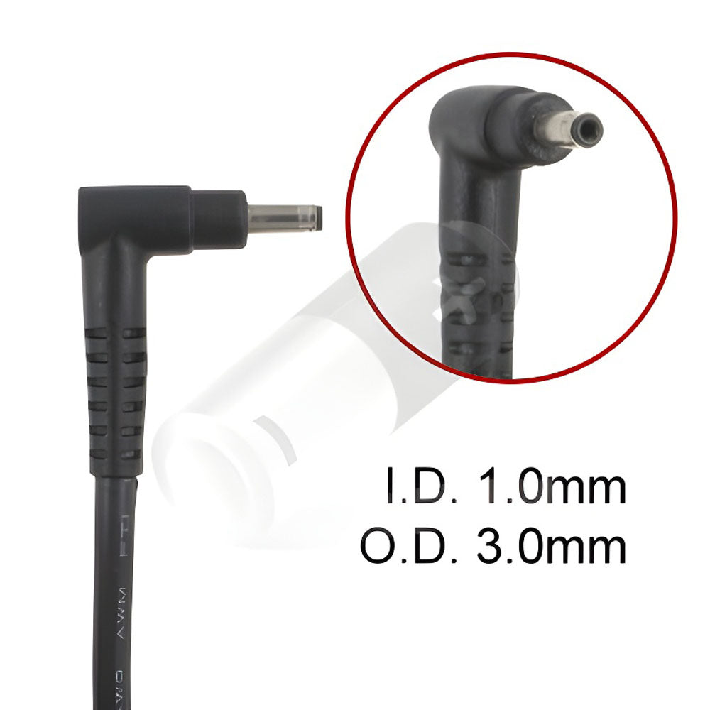 AA-PA2N40S Charger for Samsung NP900X1A NP900X1B NP900X3A NP900X3B NP900X3C NP900X3D NP900X3E NP900X3F NP900X3G NP900X4 NP905S3G NP940X3G AC Adapter Power Supply(1.0 x 3.0mm)[19V 2.1A 40W] - Compatible Adapter
