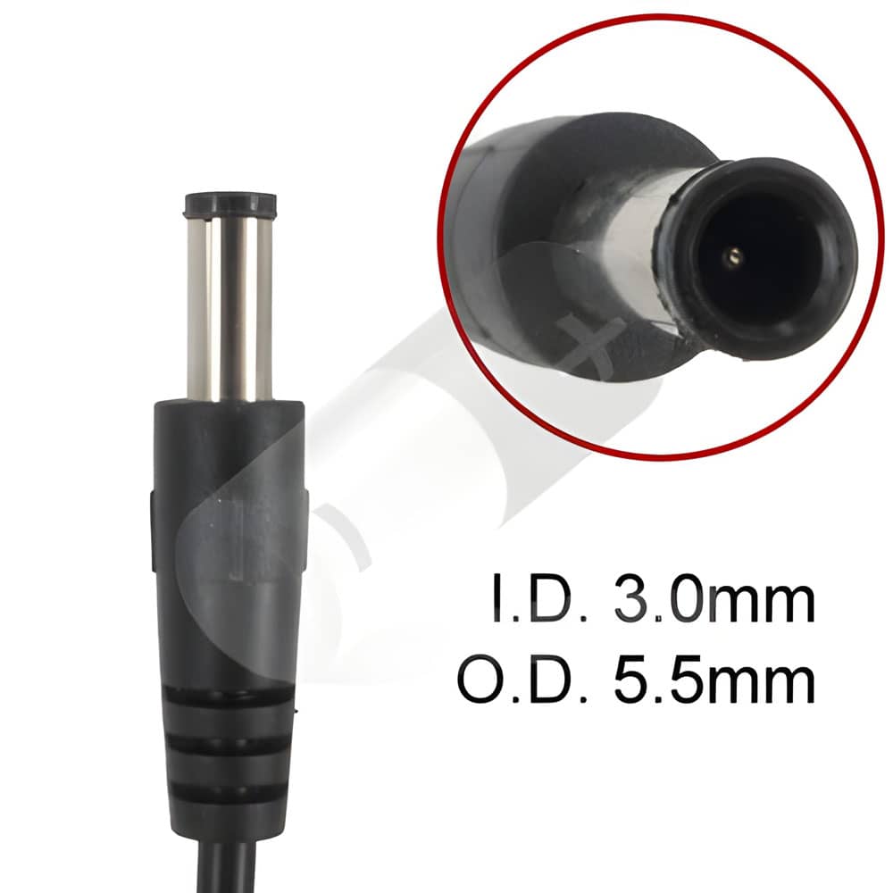 Samsung NP530E5M NP520U4C NP535U4C Laptop Charger AC Adapter Power Cord (3.0 x 5.5mm) [19V 3.42A 65W] - Compatible Adapter