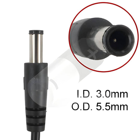 Samsung Q210 P210 Q320 Q330 Series Laptop Charger AC Adapter Power Cord (3.0 x 5.5mm) [19V 90W] - Compatible Adapter