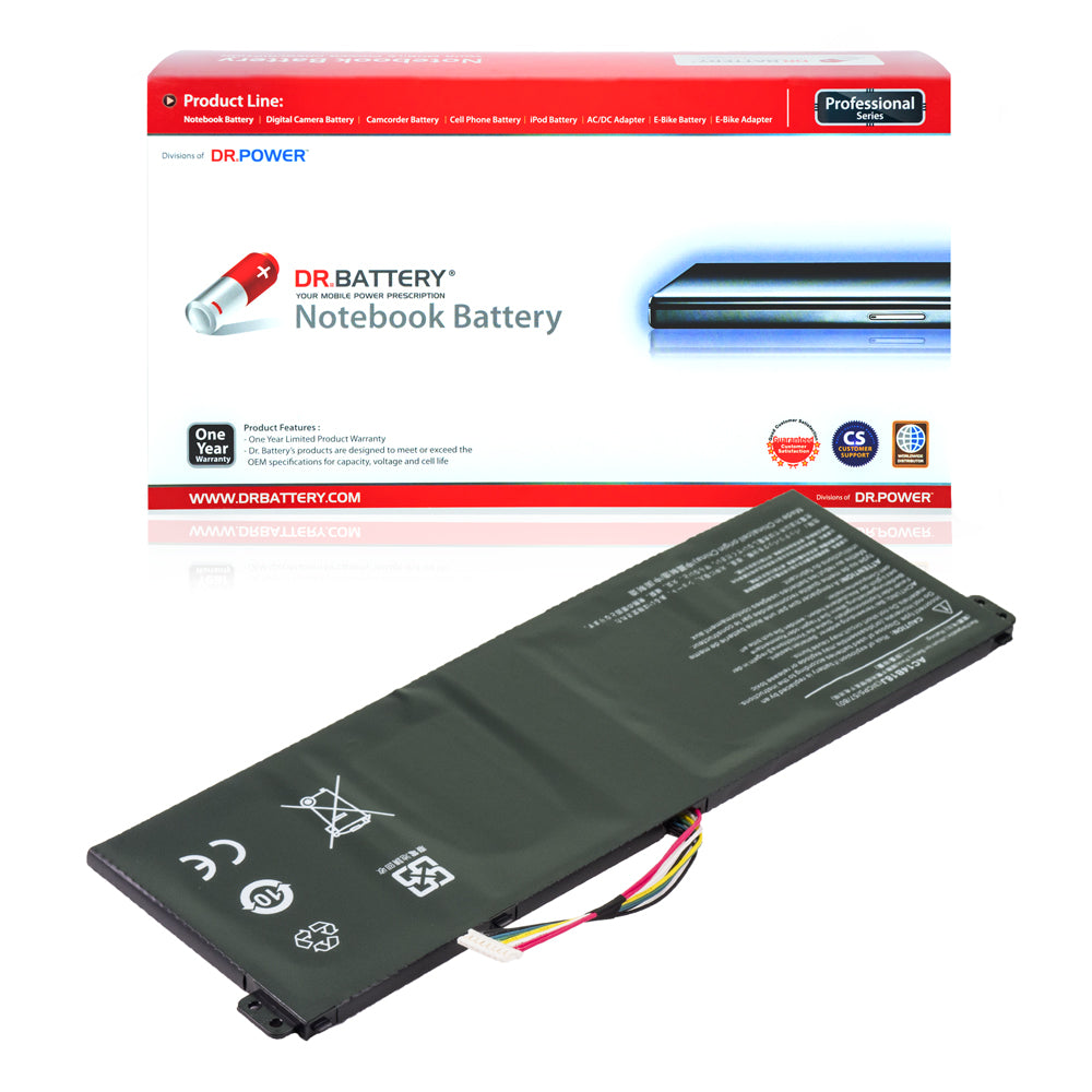 Acer AC14B13J Battery for Acer Aspire ES 15 ES1-571 ES1-131 ES1-331 ES1-520 ES1-531 ES1-731 Acer Chromebook 11 CB3-111 13 CB5-311 Series AC14B18J [11.4V] Battery Replacement