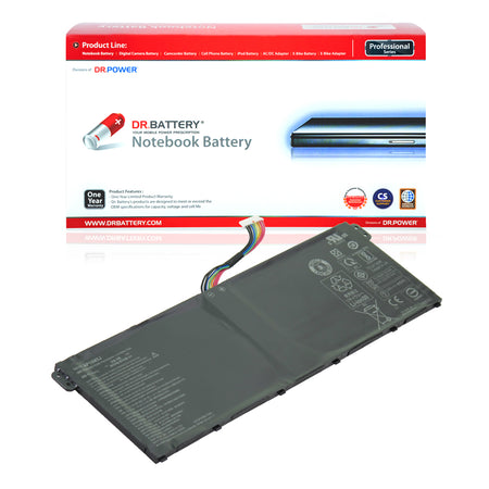 Acer Aspire 1 A114-31 Series Aspire 3 A314-31 A315-21 A315-51 Series Aspire 5 A515-51 Series Aspire ES1-523 Series KT.00205.004 2ICP4/80/104 AP16M5J [7.7V / 37Wh] Laptop Battery Replacement