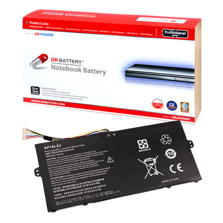 Acer Swift 5 SF514-52T SF514-52TP SF514-53T Series Laptop Battery AP16L5J KT.00205.008 KT00205002 [7.4V/7.7V] Compatible Battery