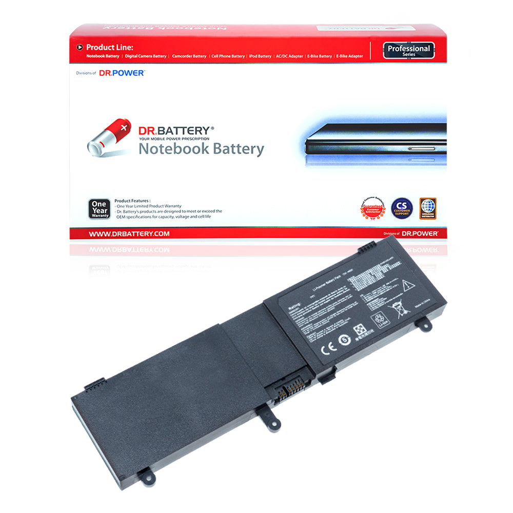 Asus N550J N550JV N550JA N550JK N550JX N550LF N550 Series Laptop Battery C41-N550 0B200-00390000 0B200-00390100 C41N550 [15V] Compatible Battery