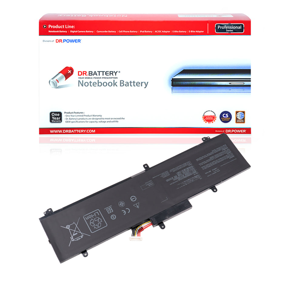 Asus ROG Zephyrus GA502 GU502GV GX502GW GA502DU GU502 GA502DU Series C41N1837 0B200-03380100 4ICP4/59/134 [15.4 V/76Wh] Laptop Battery Replacement