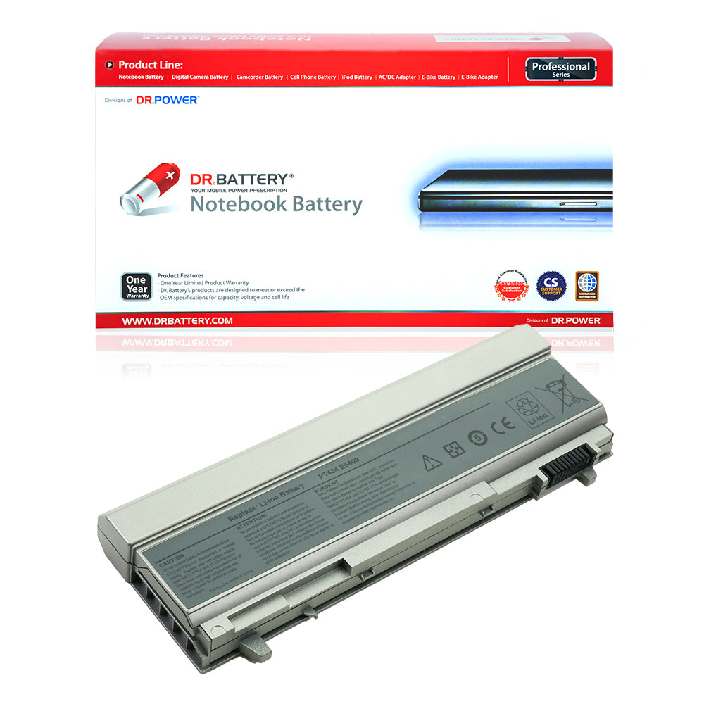 Dell Latitude E6400 E6410 E6500 E6510 Precision M4500 M4400 Laptop Battery PT434 KY265 W1193 4M529 4N369 451-10583 NM631 FU444 KY470 [11.1V] Battery Replacement