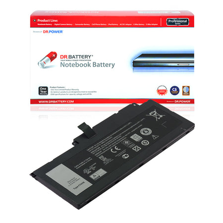 T2T3J Battery for Dell Inspiron 15 7537 Series Dell Inspiron 17 7737 7746 Series Dell P24E P36F Series Laptop F7HVR 62VNH Y1FGD G4YJM 89JW7 JR9TD 451-BBEO [14.8V] Compatible Battery
